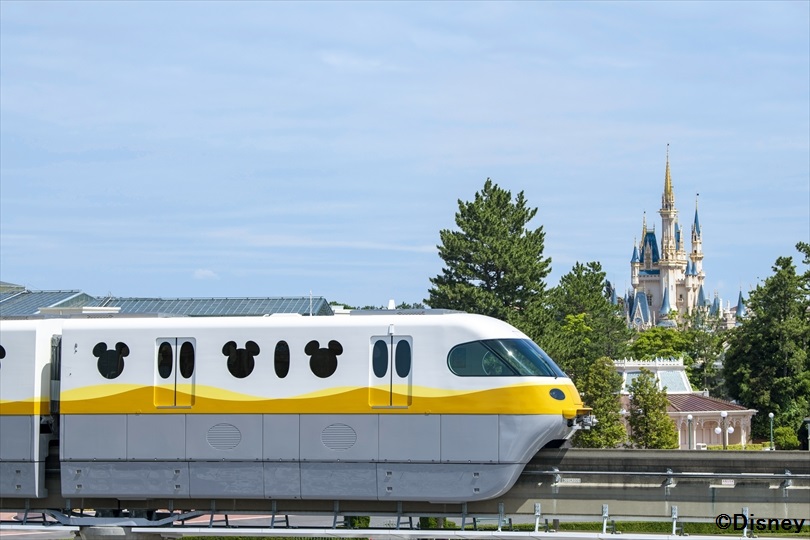 舞浜リゾートライン ディズニーリゾートラインの新型車両 リゾートライナー Type C が運転開始 鉄道ニュース News Trains ニューストレインズ